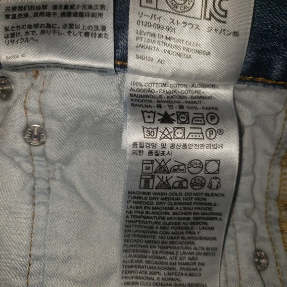 LEVIS 569 Loose Straight Denim Jeans Men's Size 36 X 32 - Picture 4 of 6